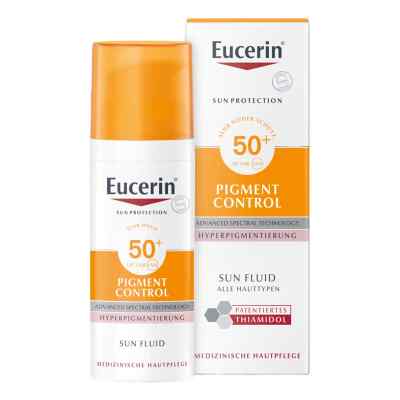 Eucerin Sun Fluid przeciw zmianą pigmentacyjnym SPF 50+ 50 ml od Beiersdorf AG Eucerin PZN 14292845