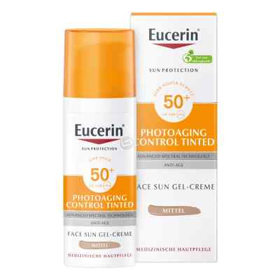 Eucerin Sun krem tonujący CC SPF 50+ odcień średni 50 ml od Beiersdorf AG Eucerin PZN 11321322