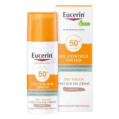 Eucerin Sun Oil Control Tinted Creme Lsf 50+ Mitt. 50 ml od Beiersdorf AG Eucerin PZN 16887502
