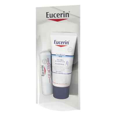 Eucerin Urearepair Plus Handcreme+lip Active Set 1 szt. od Beiersdorf AG Eucerin PZN 14155835