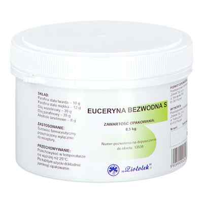 Euceryna bezwodna S (Rec.) 500 g od  PZN 08303947