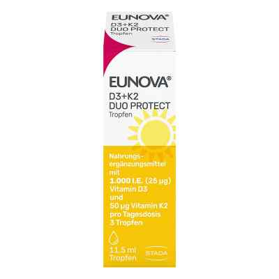 Eunova Duoprotect D3+K2 1000 I.e./50 µg krople