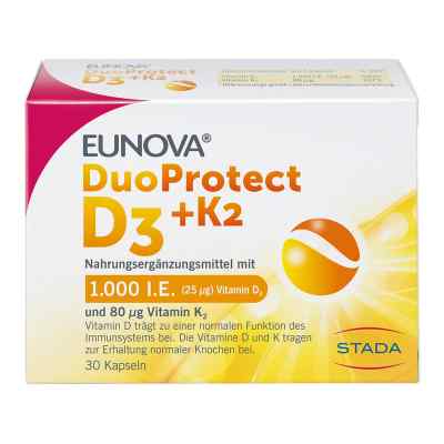 Eunova Duoprotect D3+K2 1000 I.e./80 µg kapsułki 30 szt. od STADA Consumer Health Deutschlan PZN 13360622