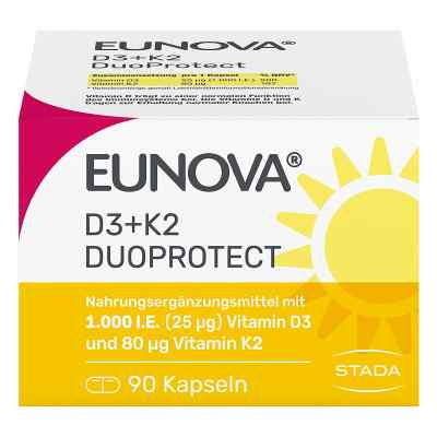 Eunova Duoprotect D3+k2 1000 I.e./80 [my]g kapsułki 90 szt. od STADA Consumer Health Deutschlan PZN 13360645