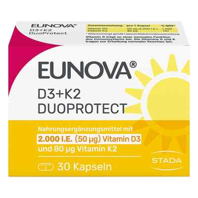 Eunova Duoprotect D3+k2 2000 I.e./80 [my]g kapsułki 