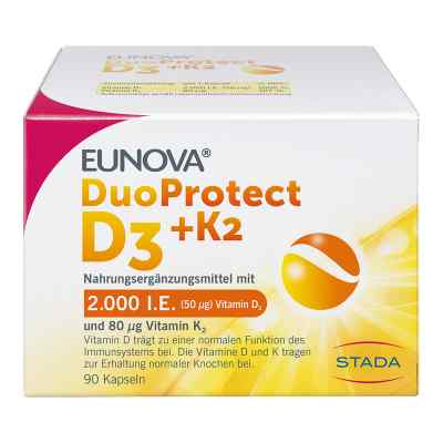 Eunova Duoprotect D3+k2 2000 I.e./80 [my]g kapsułki 90 szt. od STADA GmbH PZN 14133549