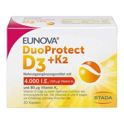 Eunova Duoprotect D3+K2 4000 I.e./80 µg kapsułki 30 szt. od STADA GmbH PZN 14133555