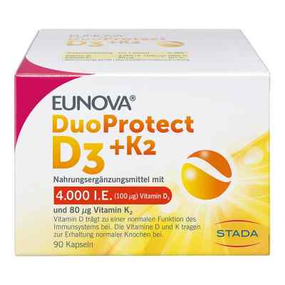 Eunova Duoprotect D3+k2 4000 I.e./80 [my]g kapsułki 90 szt. od STADA Consumer Health Deutschlan PZN 14133561
