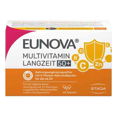 Eunova Langzeit 50+ Kapseln 60 szt. od PHARBIL PHARMA GMBH PZN 11084394