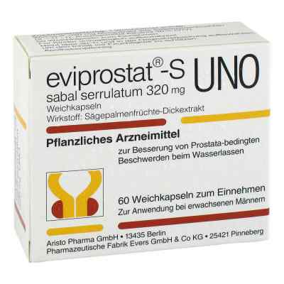Eviprostat S sab.ser. 320 uno Kapseln 60 szt. od Pharmazeutische Fabrik Evers Gmb PZN 07278046