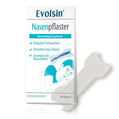 Evolsin przezroczysty plaster do nosa – ekstra mocny 30 szt. od Evolsin medical UG (haftungsbeschränkt) PZN 18875035