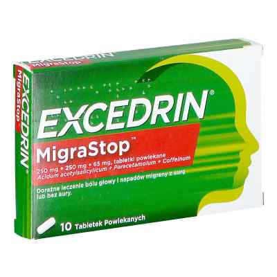 Excedrin MigraStop tabletki 10  od NOVARTIS CONSUMER HEALTH GMBH PZN 08302783