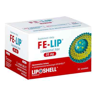 FE-LIP Liposomal Iron 20 mg saszetki 30  od LIPID SYSTEMS SP. Z.O.O. PZN 08303615