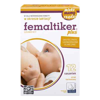 Femaltiker plus smak karmelowy 12  od NUTROPHARMA SP. Z O.O. PZN 08300978