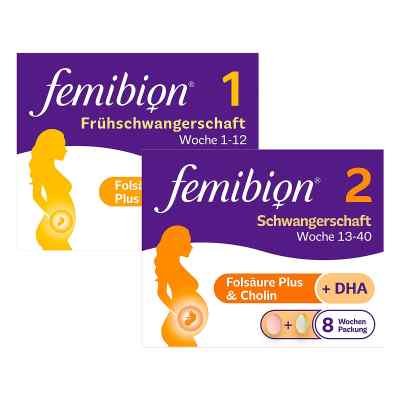 Femibion 1 Wczesna ciąża + Femibion 2 Ciąża