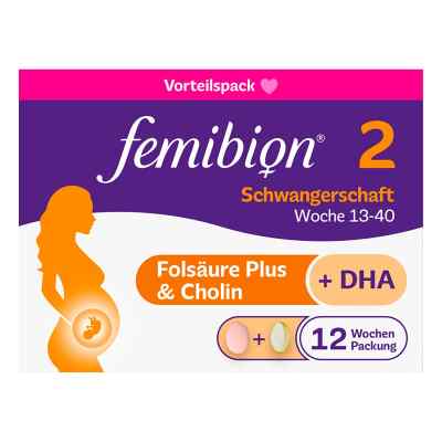 Femibion 2 tabletki + kapsułki dla kobiet w ciąży 2X84 szt. od Procter & Gamble GmbH PZN 15200029