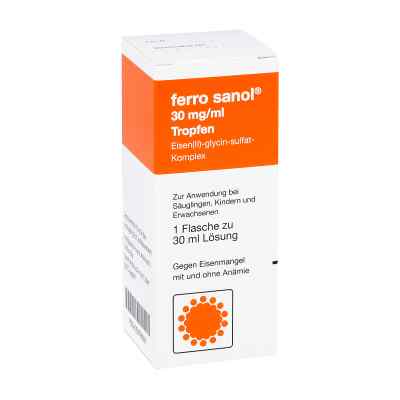 Ferro Sanol Krople z żelazem 30 ml od UCB Pharma GmbH PZN 00379086