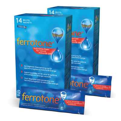 Ferrotone - der flüssige Eisen-Lieferant saszetki 28x20 ml od Nelsons GmbH PZN 08101113
