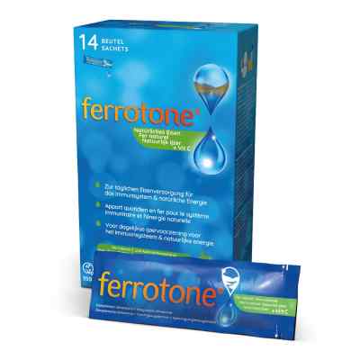 Ferrotone żelazo z koncentratem jabłkowym i witaminą C 14X25 ml od Nelsons GmbH PZN 10399670