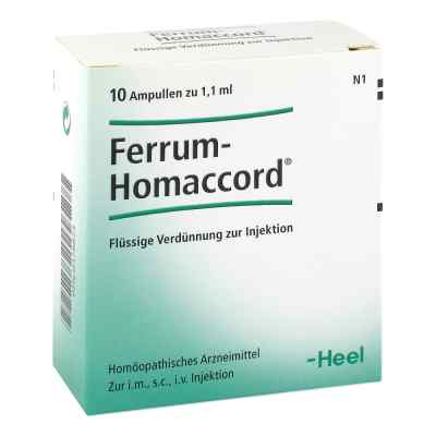 Ferrum Homaccord ampułki 10 szt. od Biologische Heilmittel Heel GmbH PZN 00379873