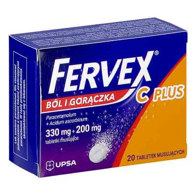 Fervex Ból I Gorączka C Plus tabletki musujące