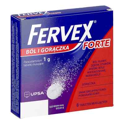 Fervex Ból I Gorączka Forte tabletki musujące