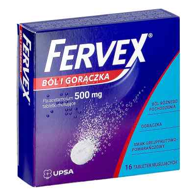 Fervex Ból I Gorączka tabletki musujące