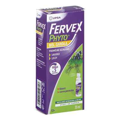 FERVEX PHYTO Ból Gardła Spray do gardła 30 ml od  PZN 08304878