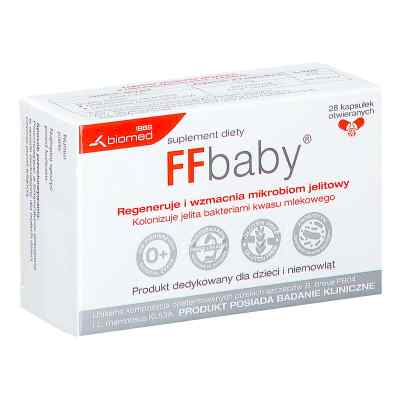 FFbaby kapsułki 28  od INSTYTUT BIOTECHNOLOGII SUROWIC I SZCZEPIONEK BIOM PZN 08303772