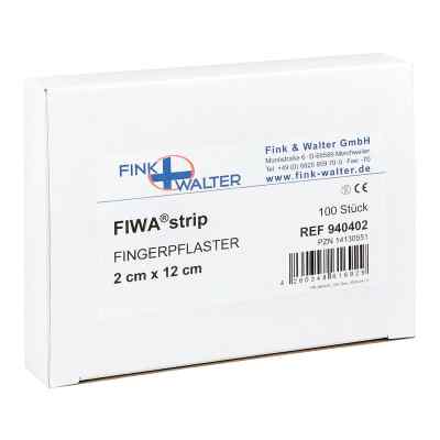 Fingerpflaster 2x12 cm hautfarben Fiwastrip 100 szt. od Fink & Walter GmbH PZN 14130551