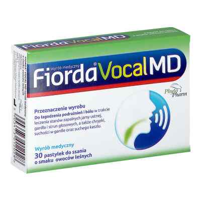 Fiorda Vocal MD o smaku owoców leśnych 30  od PHYTOPHARM KLĘKA S.A. PZN 08301442