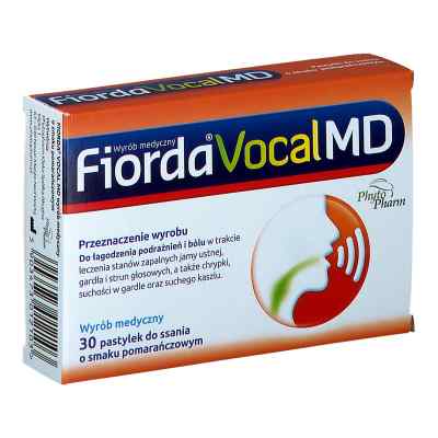Fiorda Vocal MD o smaku pomarańczowym 30  od PHYTOPHARM KLĘKA S.A. PZN 08301018