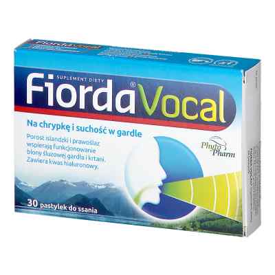 Fiorda Vocal, pastylki do ssania