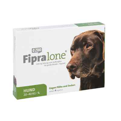 Fipralone 268 mg Lösung zur, zum auftropf.f.grosse Hunde vet 4 szt. od O'ZOO GmbH PZN 11360776