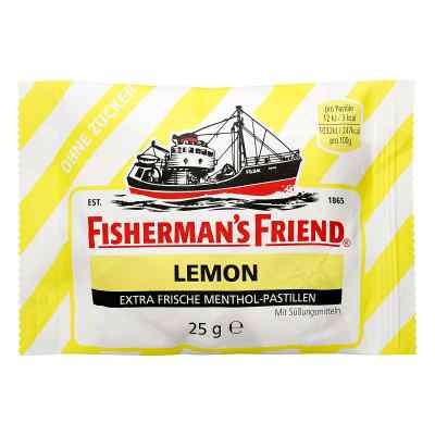 Fishermans Friend cukierki cytrynowe bez cukru 25 g od Queisser Pharma GmbH & Co. KG PZN 08490937