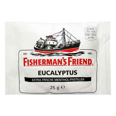 Fishermans Friend Eucalyptus mit Zucker pastylki 25 g od Queisser Pharma GmbH & Co. KG PZN 02192831