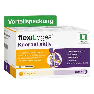 Flexiloges Knorpel Aktiv Kapseln 240 szt. od Dr. Loges + Co. GmbH PZN 18784628