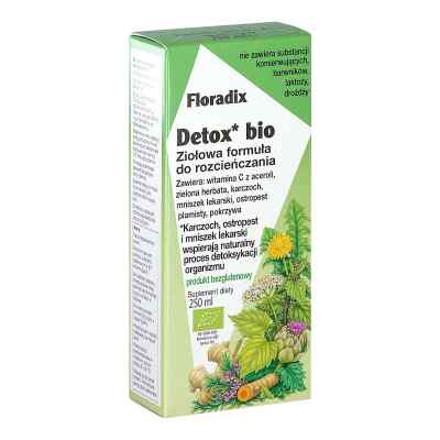 Floradix Detox Bio płyn 250 ml od SALUS HAUS DR.MED. OTTO GREITHER NACHF. GMBH & CO. PZN 08303040