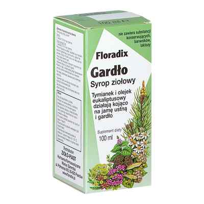 Floradix Gardło płyn 100 ml od SALUS HAUS DR.MED. OTTO GREITHER NACHF. GMBH & CO. PZN 08303037