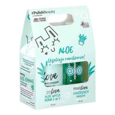FLOS-LEK ALOE Żelove Nawilżenie Water Bomb 2in1 Żel + Mistlove Ł