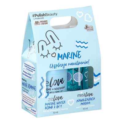 FLOS-LEK MARINE Żelove Nawilżenie Water Bomb 2in1 Żel + Mistlove