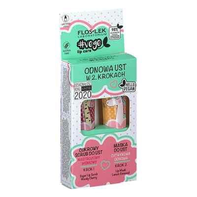 FLOS-LEK ODNOWA UST W 2 KROKACH Scrub d/ust Nastrojowy Wiśniowy+