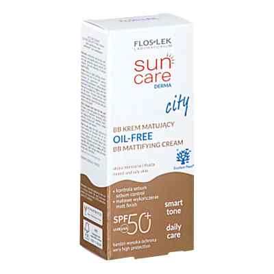 Flos-Lek Sun Care Derma City BB Krem matujący oil-free SPF 50+ 30 ml od  PZN 08304883