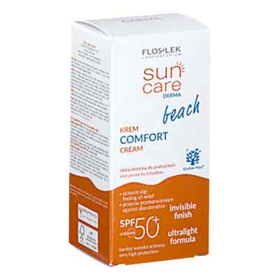 Floslek Laboratorium Sun Care Derma Beach Krem comfort SPF 50+ 50 ml od PZN 08304881