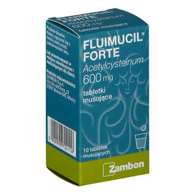 Fluimucil Forte tabletki musujące 10  od ZAMBON GROUP S.P.A PZN 08302500