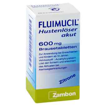 Fluimucil Hustenloeser akut 600 Brausetabl. 10 szt. od Zambon GmbH PZN 02650216