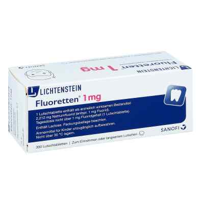 Fluoretten 1.0 mg tabletki 300 szt. od Zentiva Pharma GmbH PZN 02477953