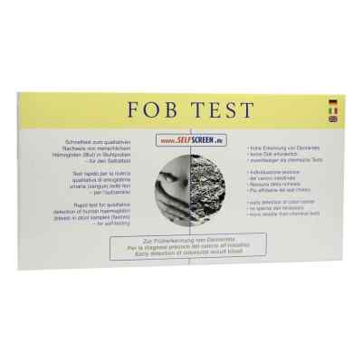 Fob Test fuer den Selbsttest 1 szt. od MedVec international GmbH PZN 00749117