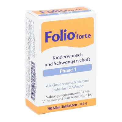 Folio 1 forte tabletki 90 szt. od SteriPharm Pharmazeutische Produ PZN 12388021