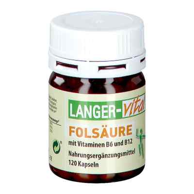 Folsaeure 600 mg, B6, B12 kapsułki 120 szt. od Langer vital GmbH PZN 09538020
